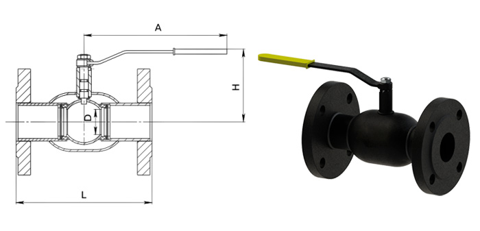 All-welded standard bore ball valve 11s32p
