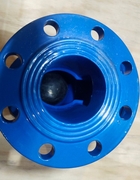 Клапан обратный шаровой чугунный фланцевый