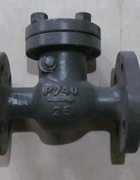 Клапан обратный 19с53нж Ду 25 Ру 40 стальной поворотный